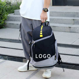 【字母潮牌】新款简约男女学生电脑包情侣双肩背包运动旅行包批发