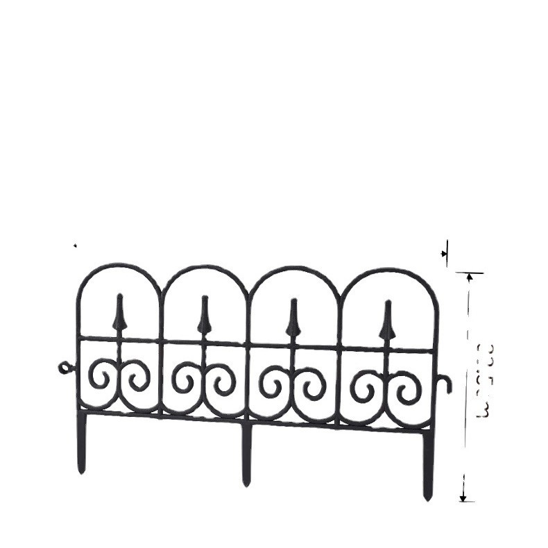Suministro directo de fábrica valla negro valla al aire libre planta verde patio valla césped jardín jardinería valla al por mayor