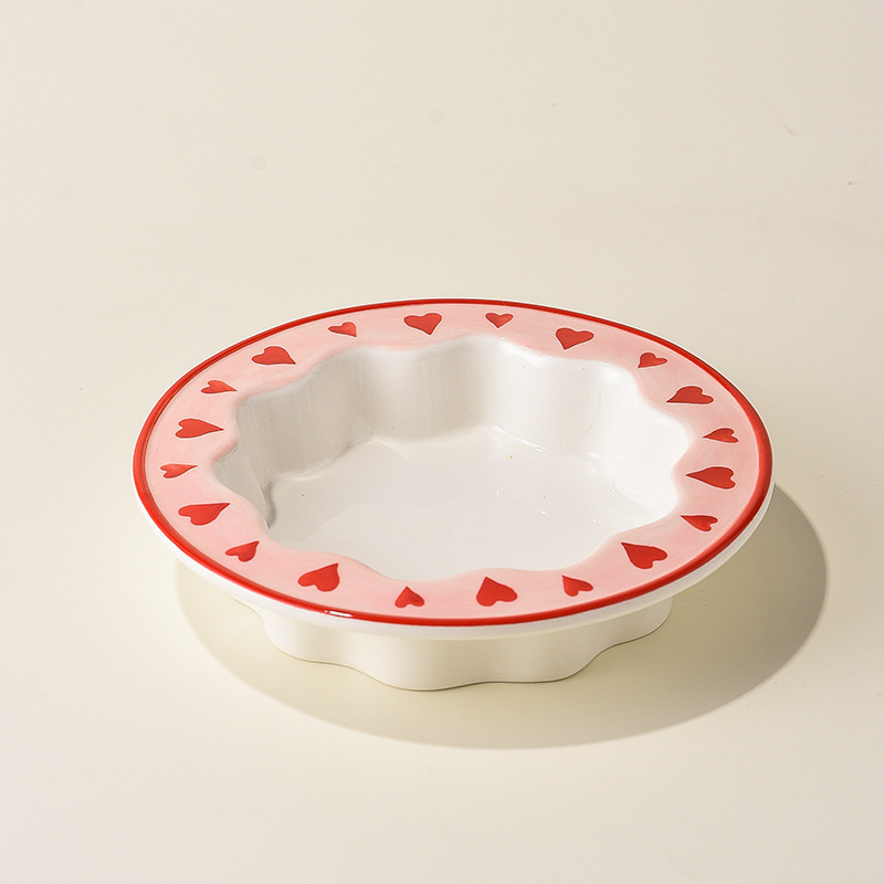 레드 러브 레이스 볼 [밝은 빛]