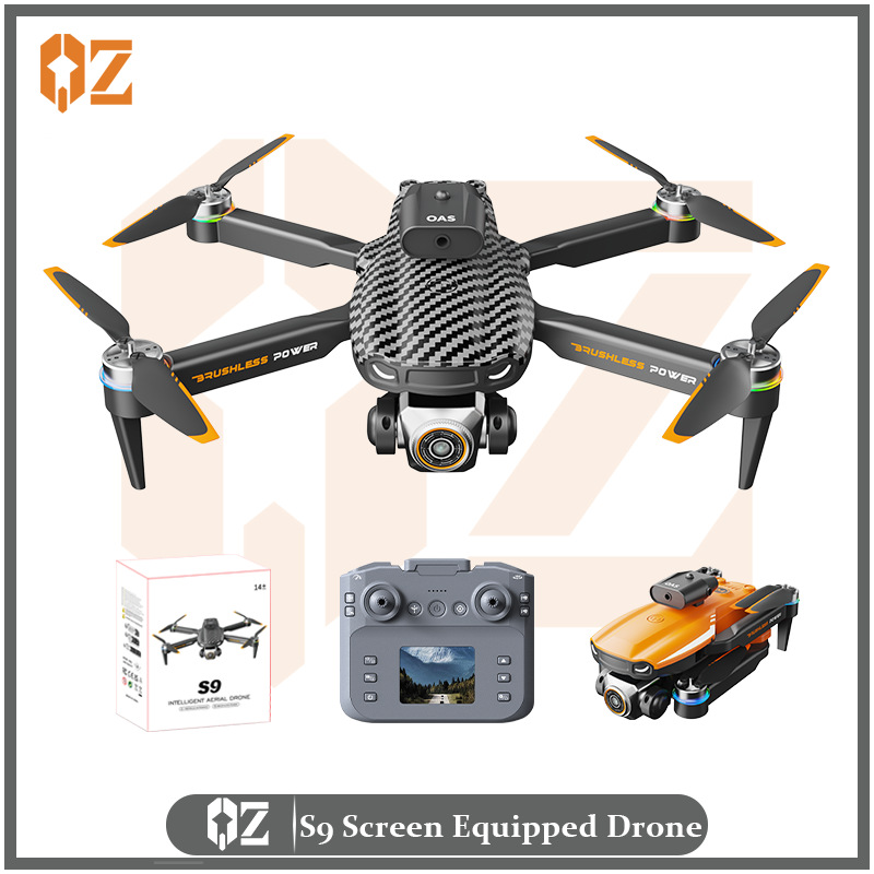 S9 Drone Professional Hd Aerial Photography Long Endurance Screen Display Remote Control Aircraft Quadcopter Toy Cross-Border