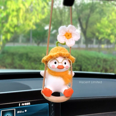 Car hanging — Original Manufacturer Swing Duck Car - spring-outing-duck-pendant