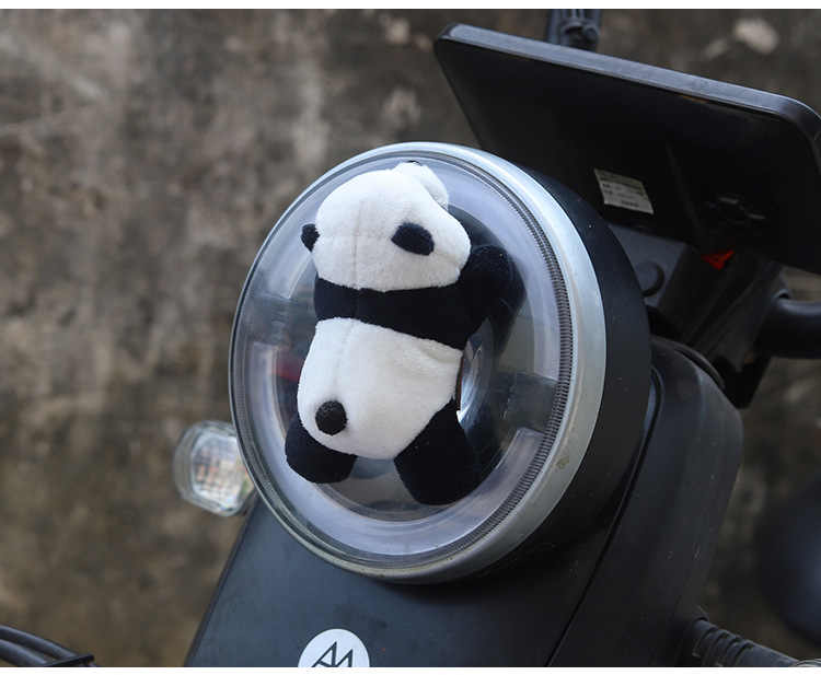 Cute Panda Doll Decoration Accessories for Bicycle, Electric Bike, Motorcycle