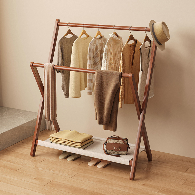 Bedside Coat Rack Hanger Floor Bedside Sleep at Night Clothes Artifact