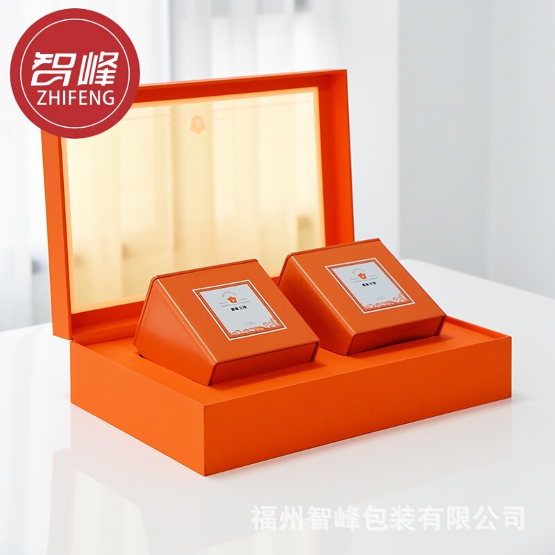 Dahongpao Tea Gift Box Packaging for Gifting, Black Tea, Huajurhong, Half a Pound of Tieguanyin Gift Box, Empty Box, Tote Bag