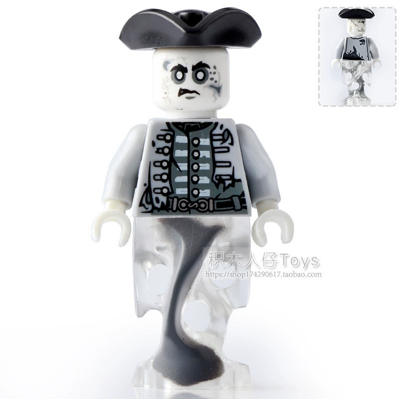 Пираты Карибского моря Дэвид Джонс Джек Элиза Baying KSZ515 518 Совместимо с Lego