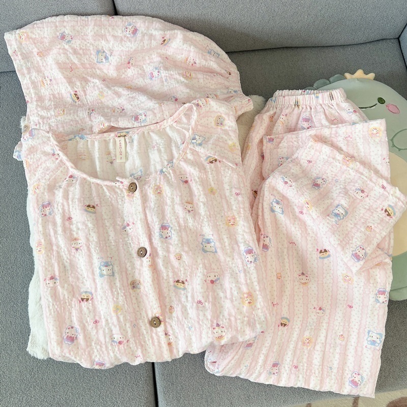 Yunduo cotton-j7803 # Puff tt cat three-piece set / M code [recommended 37.5-50kg ]