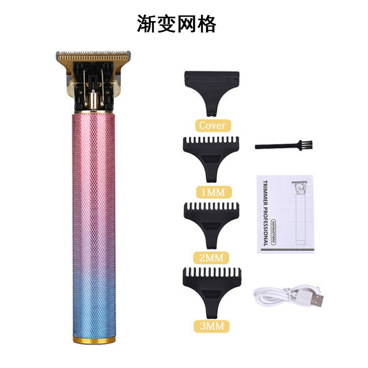 Transfronterizo en stock cortadora de cabello eléctrica cabeza de aceite talla maquinilla de afeitar cortadora de cabello Calvo