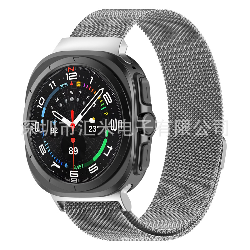 For Samsung Smart Watch Galaxy watch7 Generation Ultra Milanese Nice Metal 47mm Watch Band For Samsung Smart Watch Galaxy watch7 Generation Ultra Milanese Nice Metal 47mm Watch Band
