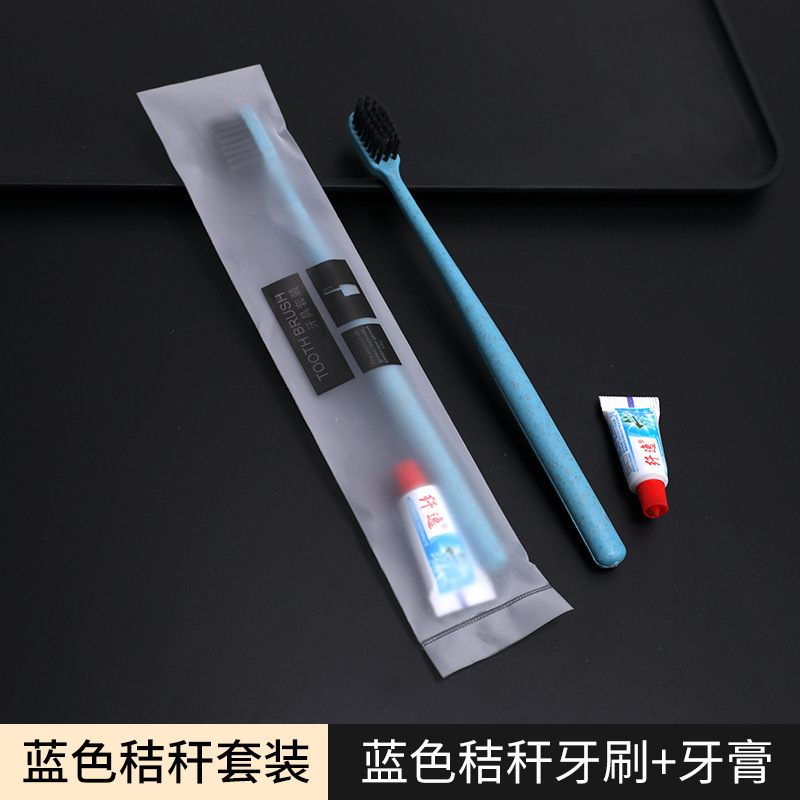 Hotel desechable cepillo de dientes al por mayor puede personalizar el fabricante de hoteles residenciales pasta de dientes peines set de artículos de higiene