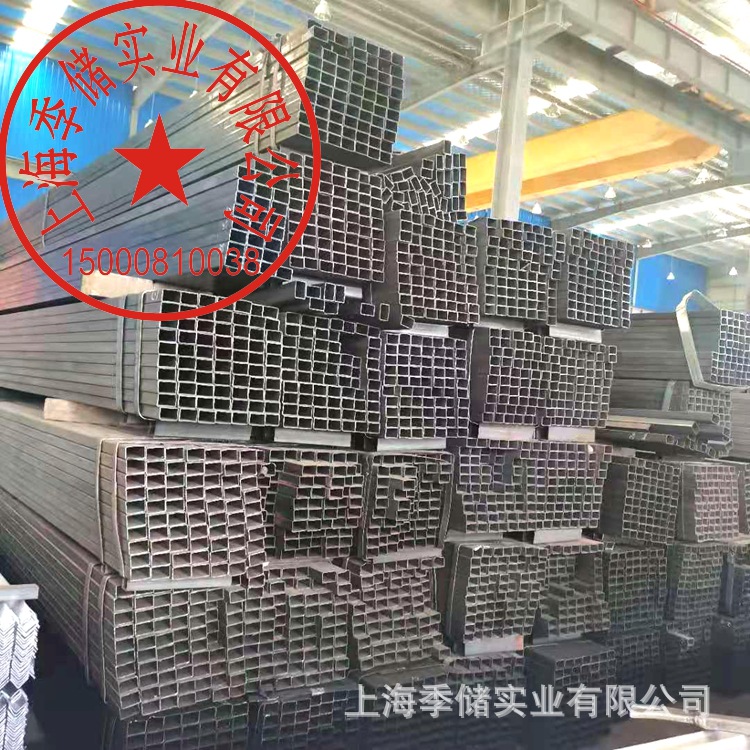 普碳Q235热轧黑方100*100 50*50 50*100天津友发方矩管价格合理