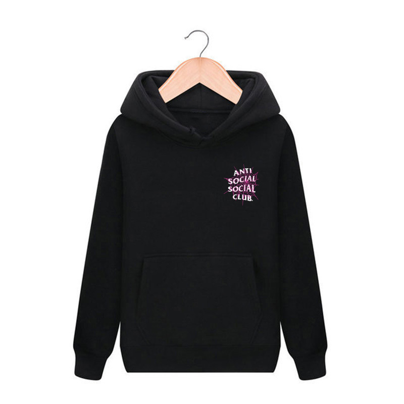 25 New Foreign Trade Hot-Selling Models Assc Anti Social Club Hooded Sweatshirt Rose Loose Pullover Jacket 25 New Foreign Trade Hot-Selling Models Assc Anti Social Club Hooded Sweatshirt Rose Loose Pullover Jacket