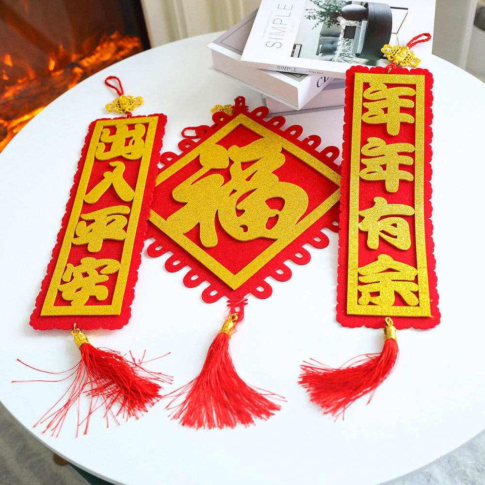 Año nuevo decoración de escritorio decoración naranja Árbol de la fortuna árbol de caqui decoración de tela Festival de Primavera escena decoración Decoración