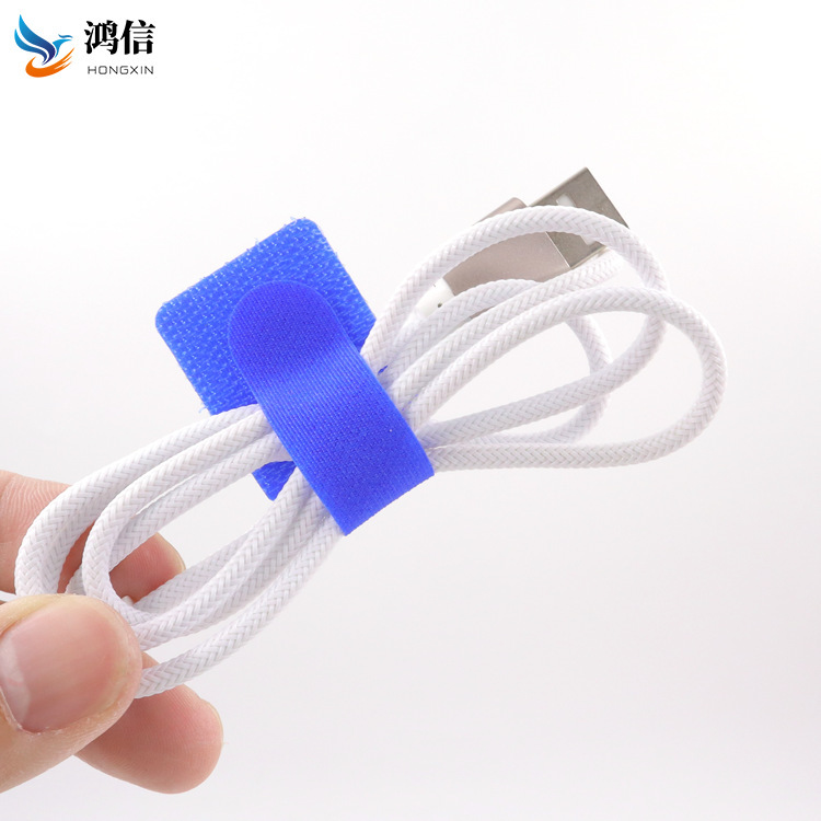 Self-adhesive Velcro Fixed Data Cable Snap Tie 3m Adhesive Back Velcro Home Wire Self-adhesive Storage Belt