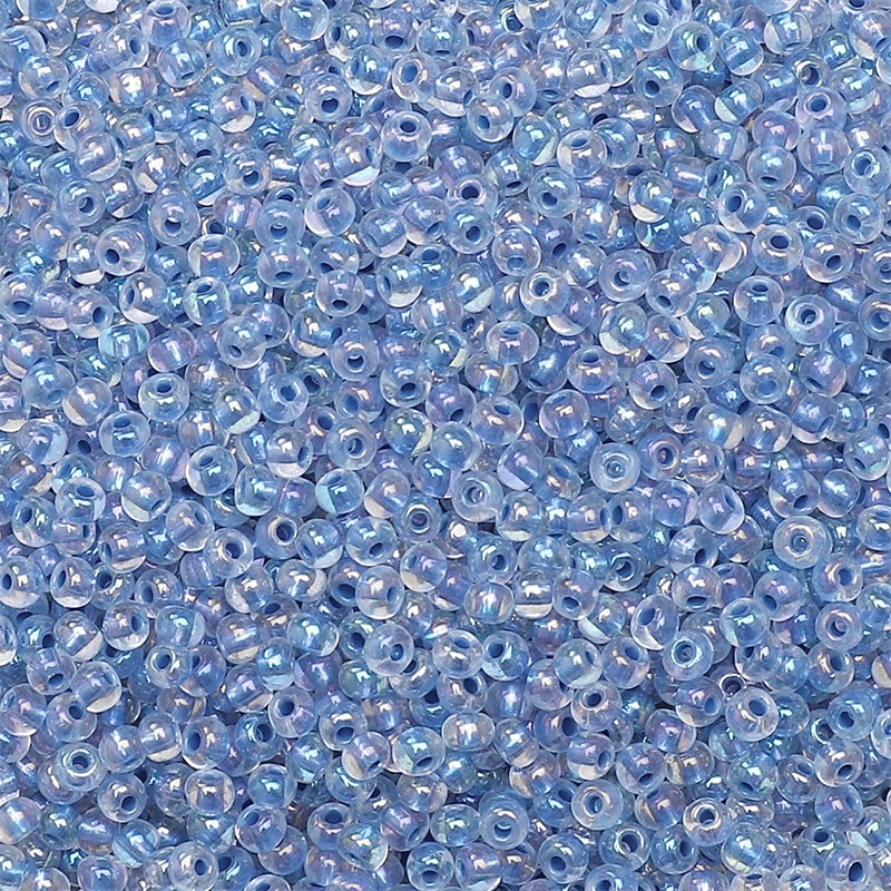 2 - 4mm accesorios de collar de pulsera caseros DIY hechos a mano con cuentas de arroz de núcleo teñido de cuentas de color mágico súper excelente