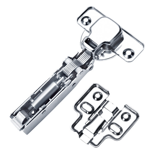 Stainless steel hydraulic hinge for cabinet and wardrobe doors with 3.0mm thickening, buffer damping furniture hinge, wholesale