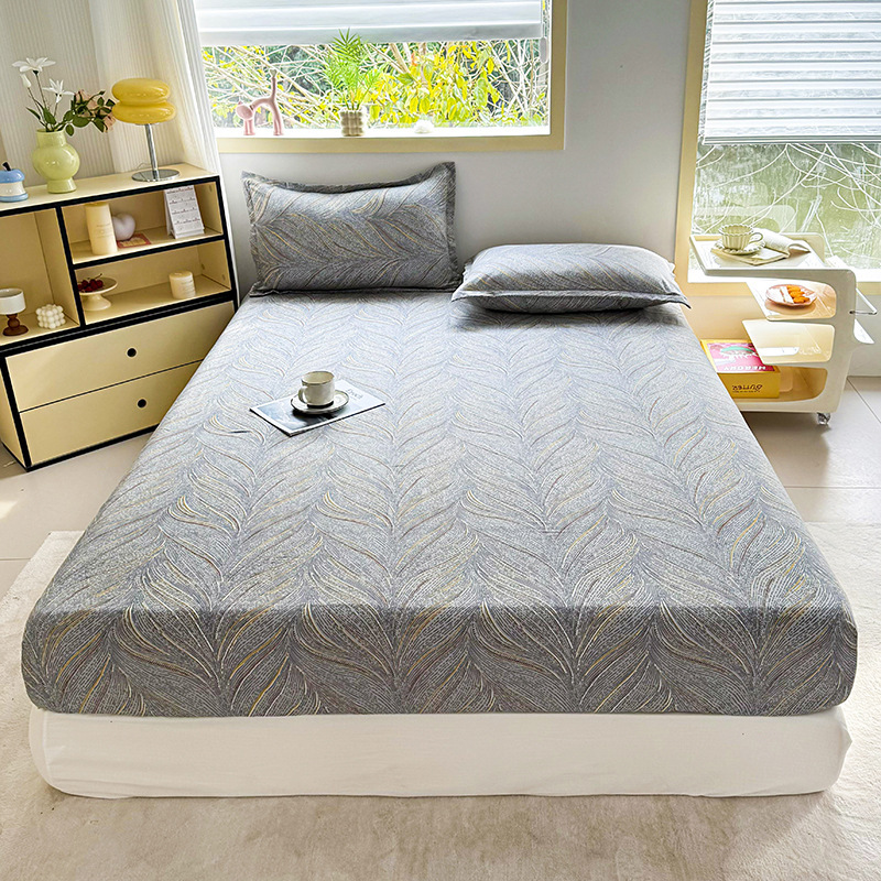 Transfronterizo ins piel abrasivo cama de una sola pieza Simmons cubierta de protección de colchón doble cubierta de cama de tres piezas al por mayor