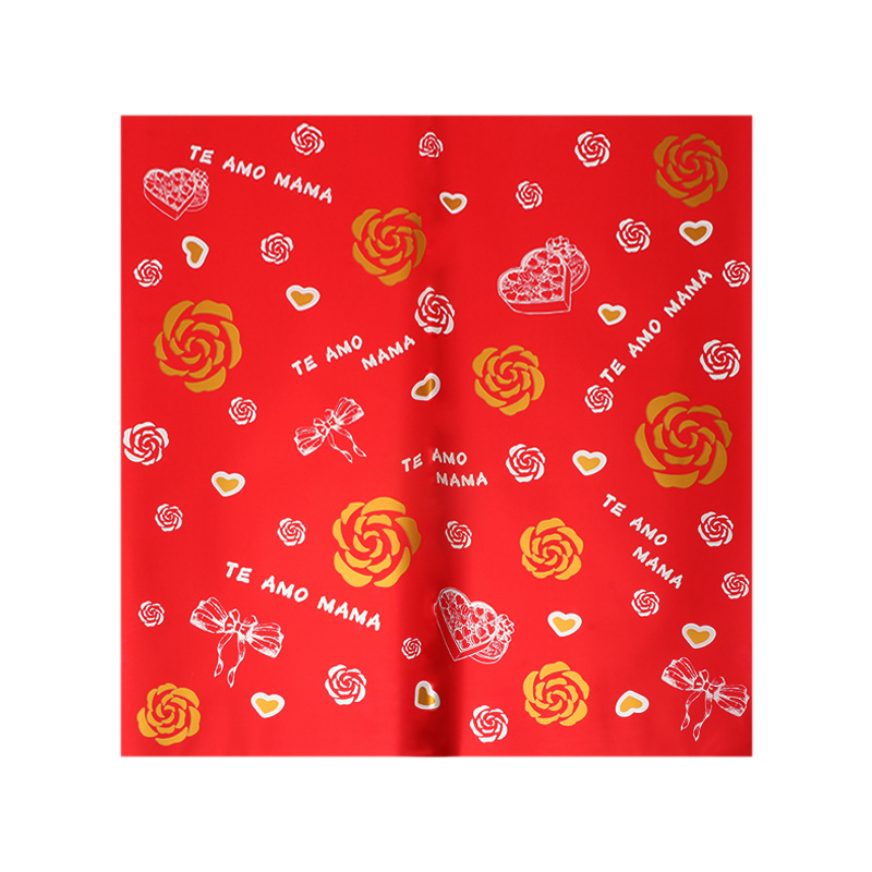 Huaxi mamá regalo de flores papel de embalaje de flores comercio exterior transfronterizo lujo ramo de flores flores flores papel de embalaje de flores