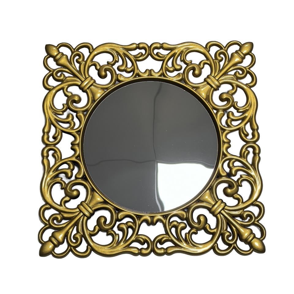 Comercio exterior retro europeo hueco bandeja de fruta boda hotel artesanía placa de decoración placas de plástico cargador