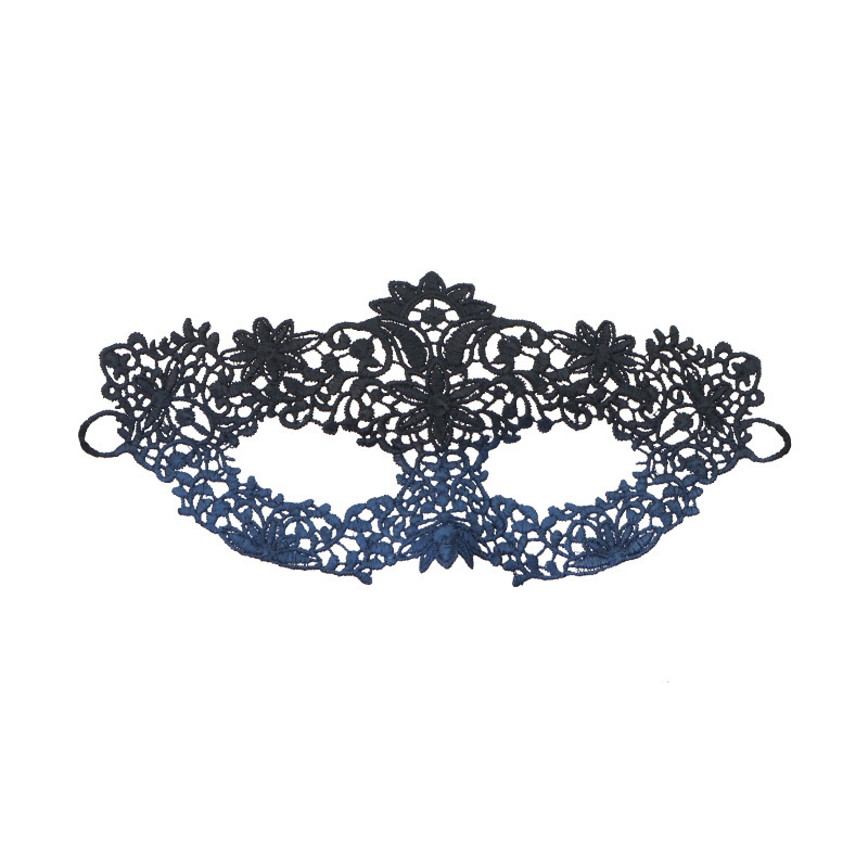 Máscaras de encaje de venta transfronteriza máscaras de plumas de mujer decoración gradiente máscaras de mitad de cara maquillaje de baile accesorios de vestuario sexy