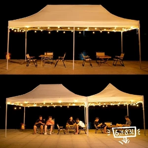 Internet Celebrated khaki Awning Outdoor Advertising Tent Stall Special Umbrella Folding Telescopic Awning Waterproof Car Awning