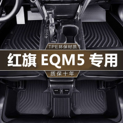 専用一汽紅旗eq 5充電旗享t 3 ddt版21号電気交換防水tpe自動車フロアマット