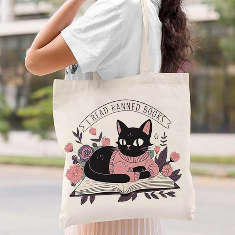 letras inglesas canciones impresión bolsas de lona bolsas de hombro bolsas plegables bolsas de mano bolsas de compras Amazon explosión comercio exterior