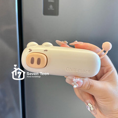 真空シール機小型家庭用ミニポータブルハンドヘルドスノーフレーク食品シールクリップ包装袋プラスチックシール機