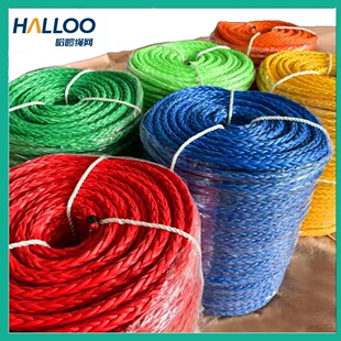 Factory Dali Ma Polymer Tow Rope 12-Strand Dipped Marine Cable Wear-Resistant Ultra-High Molecule Polyethylene Rope