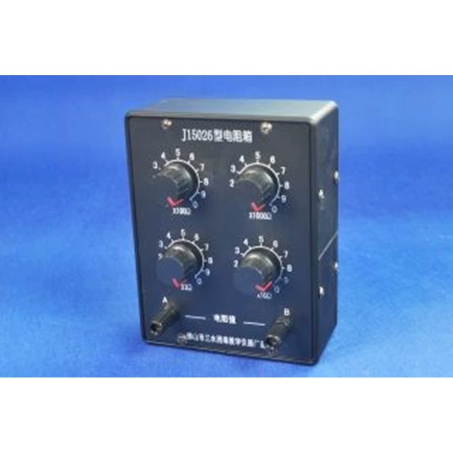 Коробка резисторов типа J15026, четыре цифры, диапазон 1 ~ 9999 Ом, небольшой шаговый шаговый блок сопротивления для обучения 1,0 Ом
