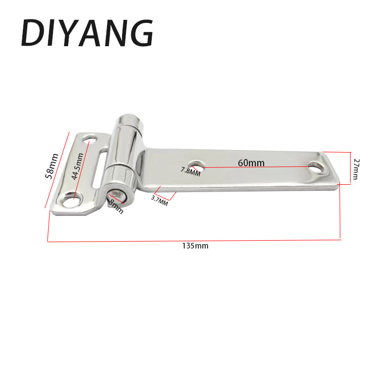 不锈钢304折页合页 集装箱侧门合页冷藏车厢后门合页镜面抛光铰链