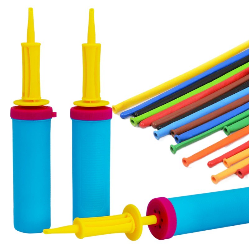 Po Nuo свадьба, день рождения макет воздушный шар надувной насос ручной толчок двусторонний надувной шар надувной насос инструмент