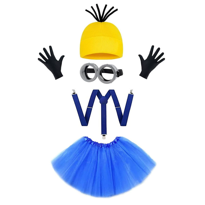 Желтая шапочка, шерстяная шапка, шапка для холодной погоды, костюм, косплей, костюм на Хэллоуин, трансграничный комплект одежды