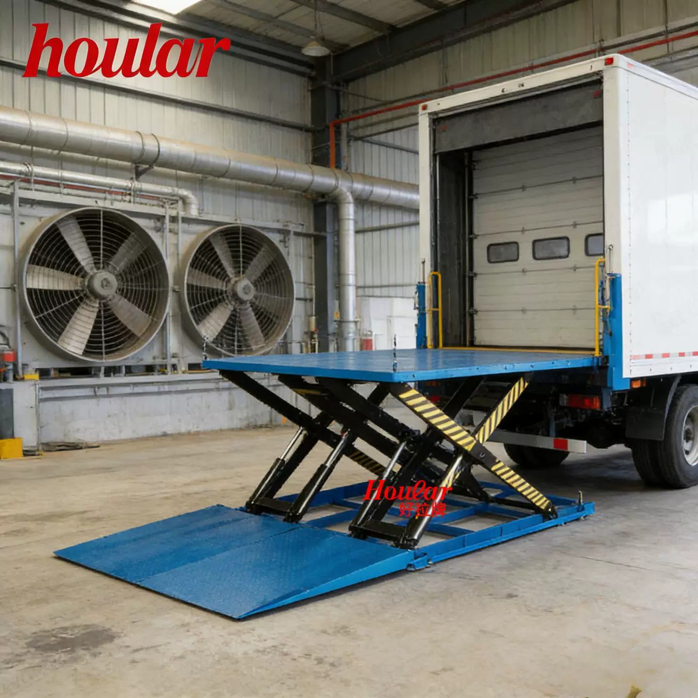 5吨卡车专用电动升降平台TL5集装箱电动液压升降台固定液压升降机