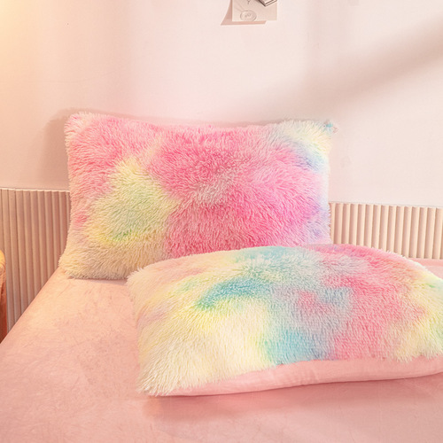 Mink velvet four-piece set, winter plush quilt cover, pillowcases, crystal velvet sheets, milk velvet set wholesale cross-border