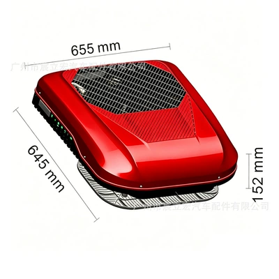 Automotive air conditioning | Food Trucks, and Cars - 24v-red-new-car-electric-air-conditioner-integrated-eac0029024r