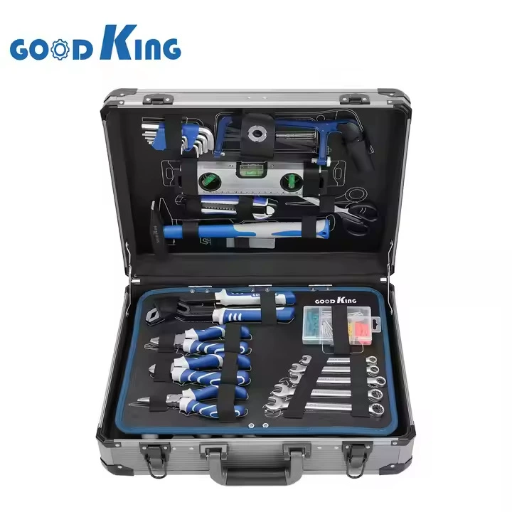 Набор инструментов GOODKING, 158 предметов, для ремонта автомобилей, механический ящик с инструментами, бытовой набор