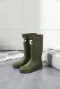 Olive green nude shoes