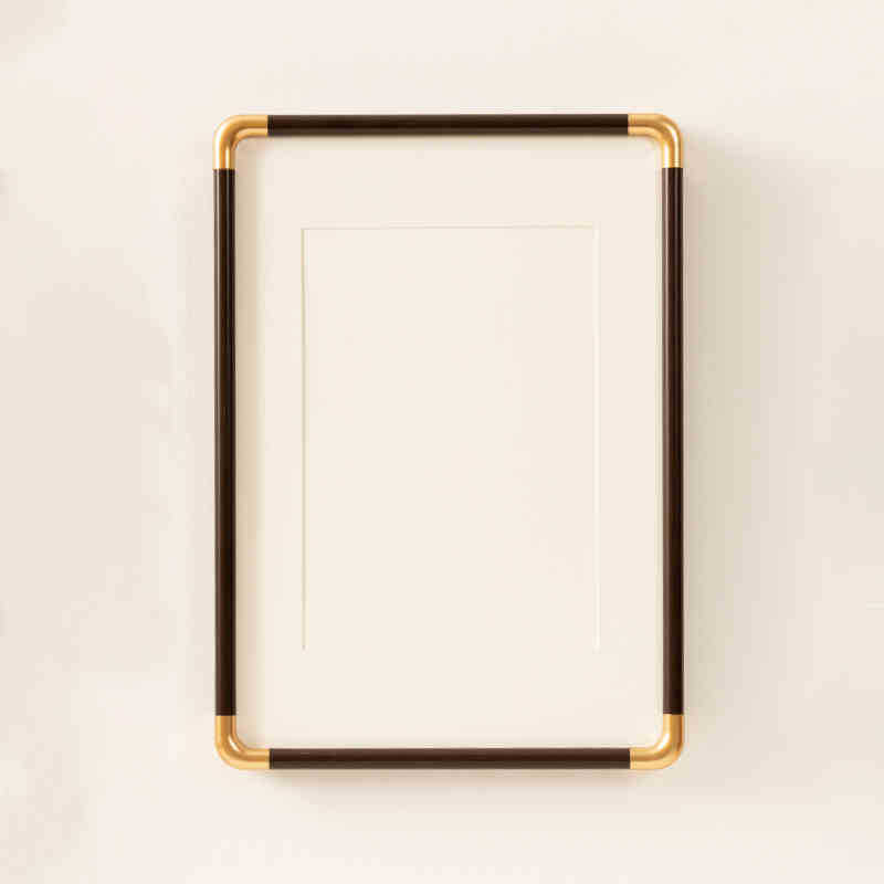 中国式フォトフレーム置物写真オーダーメードdiy壁付角丸絵枠空枠表装a3油絵表装枠高級感