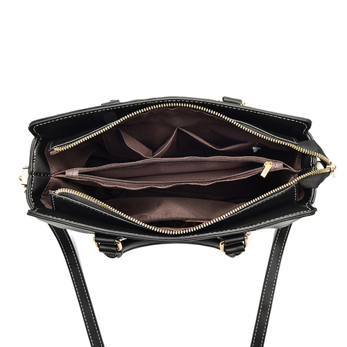 [Foreign trade women's bag] Soft surface embossed handbag, simple crossbody bag, women's pu shoulder bag, large capacity shoulder bag, trendy