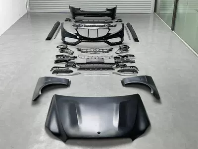 Big Surrounded to E63 Front and Rear Bumpers