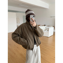 黄峥韩系宽松加厚棉服外套女秋冬新款百搭保暖夹克棉袄上衣541091