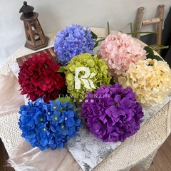 仿真花116片美蝶繡球花假花婚禮吊頂婚慶插花裝飾訂婚宴布置道具