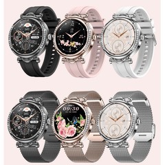 クロスボーダー新型cf32女性スマート腕時計1.27インチスクリーンbluetooth通話生理期注意健康モニタリング