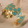 Green, flowered