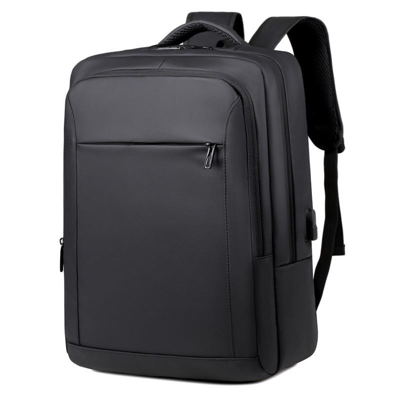 Nueva mochila para estudiantes de gran capacidad para viajes de negocios, mochila para hombres, bolso para computadora de negocios USB portátil al aire libre, mochila escolar