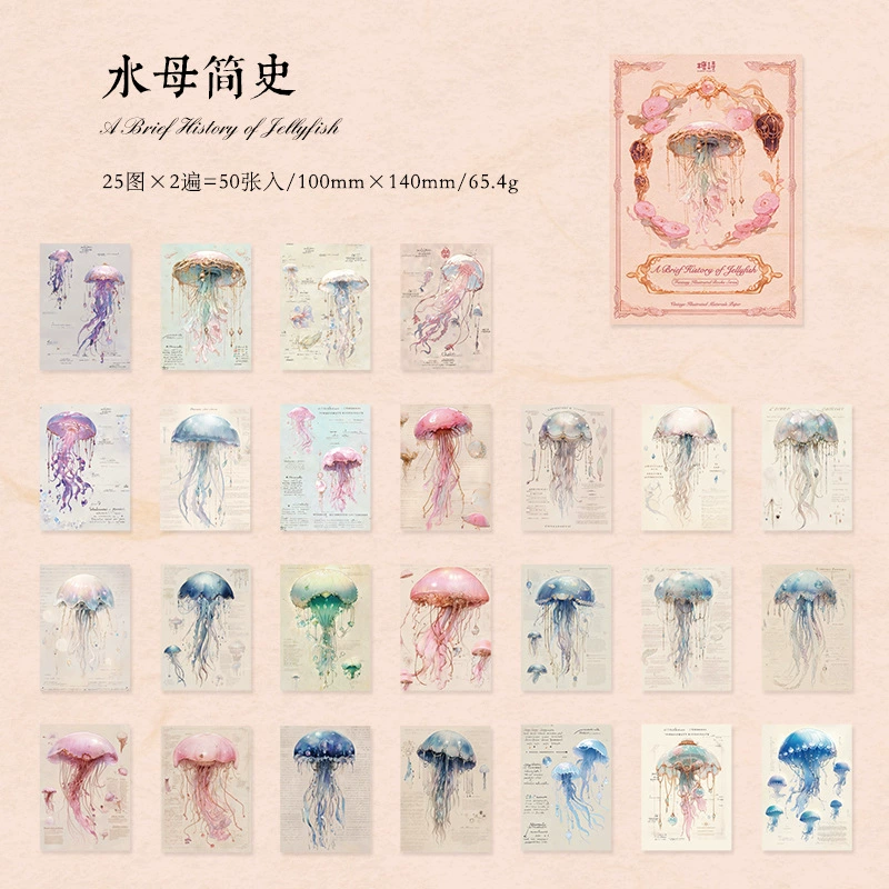 Sugar Poetry Paper — фантазийная иллюстрированная серия книг, ретро-иллюстрированный справочник, материал для декора, 40 симптомов, 6 вариантов