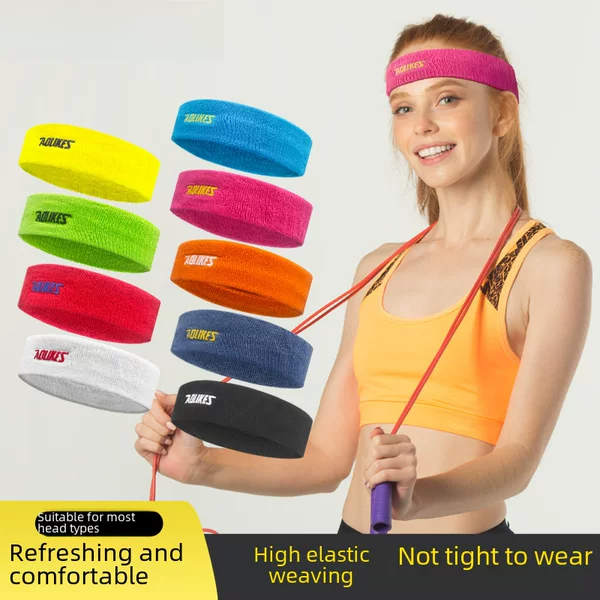 Factory spot outdoor sports breathable sweat belt towel headband men and women cotton sports head protection spot wholesale