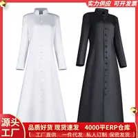 Длинное средневековое р robe for adults, unisex cosplay costume, button front, XS–5XL, multiple colors