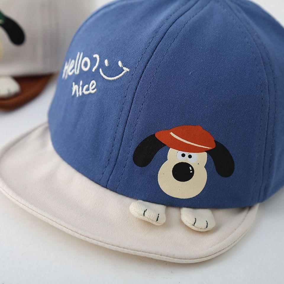 Sombreros para bebés primavera y otoño delgados, gorras de lengua de superpeso lindas para niños y niñas, sombreros de béisbol de protección solar para niños pequeños