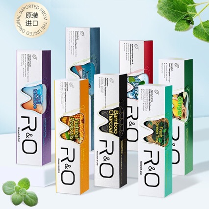 Original Imported American Ro Toothpaste, a Variety of Mild and Long-Lasting Fresh Breath Imported Toothpaste, Solid Teeth and Whitening
